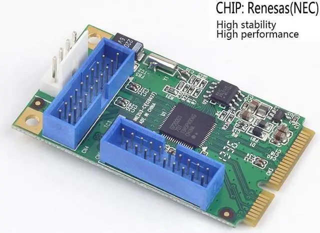 Alt view image 3 of 5 - PCI-e USB 3.0 Adapter 4 ports  PCI e to USB 3.0 adapter Expansion Card USB3.0  PCI e converter With Cable