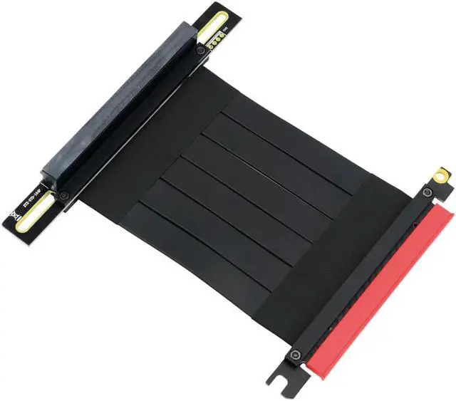 Alt view image 2 of 5 - Extender PCIE Riser PCI E 16X Riser Graphics Cable x16 1ft 3ft For Tt itx Case GTX1080TI firepro w7100 radeon pro wx5100