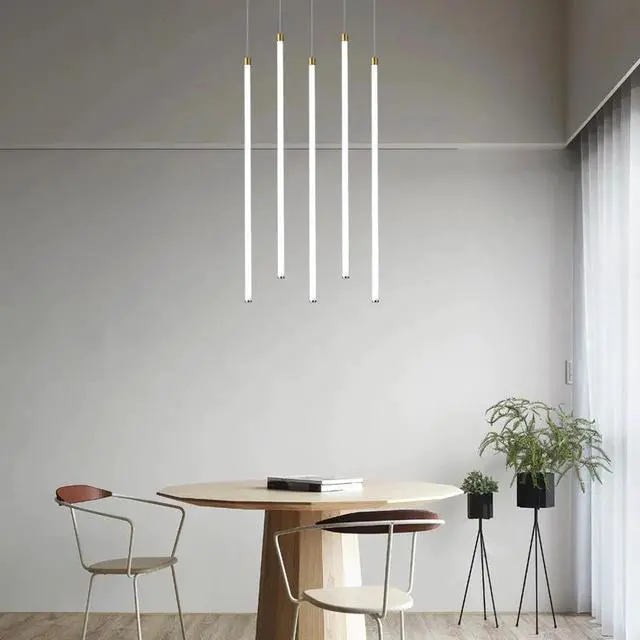 Alt view image 2 of 5 - Modern led pendant lights modern design brief bedroom bedside hanging lamp Restaurant bar Reception desk pendant lamp