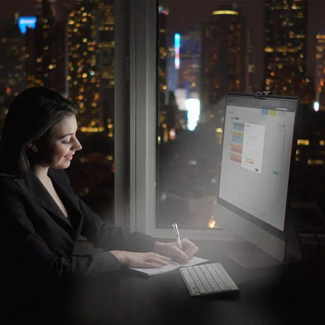 Alt view image 4 of 5 - 1PC 5V USB LED Dimmable Table Lamp Monitor Laptop Screen Soft Lights Light Bar Eye Protection Reading Dimmer Clip-on Desk Lamps