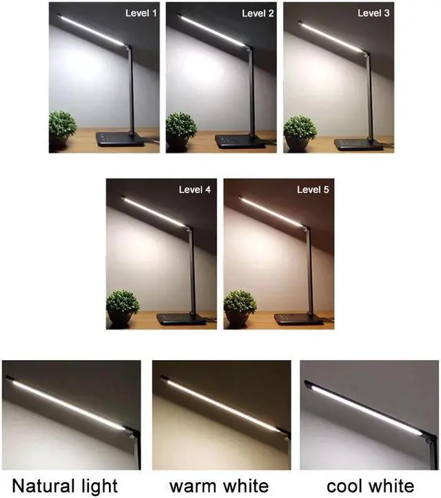 Alt view image 4 of 5 - 6W LED Eye Care Table Lamp Desk Reading Light Dimmable Adjustable Flexible Lighting LED Night lamp Lights Wholesale ZZD0007