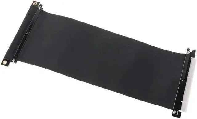 Alt view image 2 of 5 - Express e3.0 16X to 16X Flexible Cable Card Extension Port Adapter 90 Degree Angle High Speed Extender Riser Card