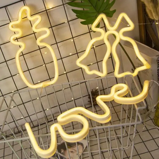 Alt view image 4 of 5 - LED Neon Light Sign Love Cloud Cat Wedding Party Decoration Neon Lamp Valentines Day Anniversary Home Decor Night Lamp