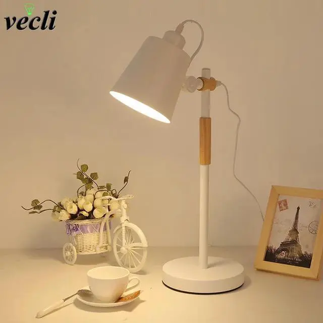 Main image of Led Desk lamp adjustable Table Lamp for study office reading bedroom bedside E27 Eye Protection reading lighting