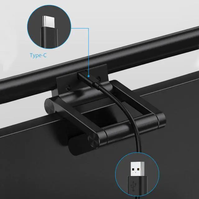 Alt view image 3 of 5 - LED Desk Lamp PC Computer Laptop Screen Bar Hanging Light Table Lamp Office Study Reading Light For LCD Monitor