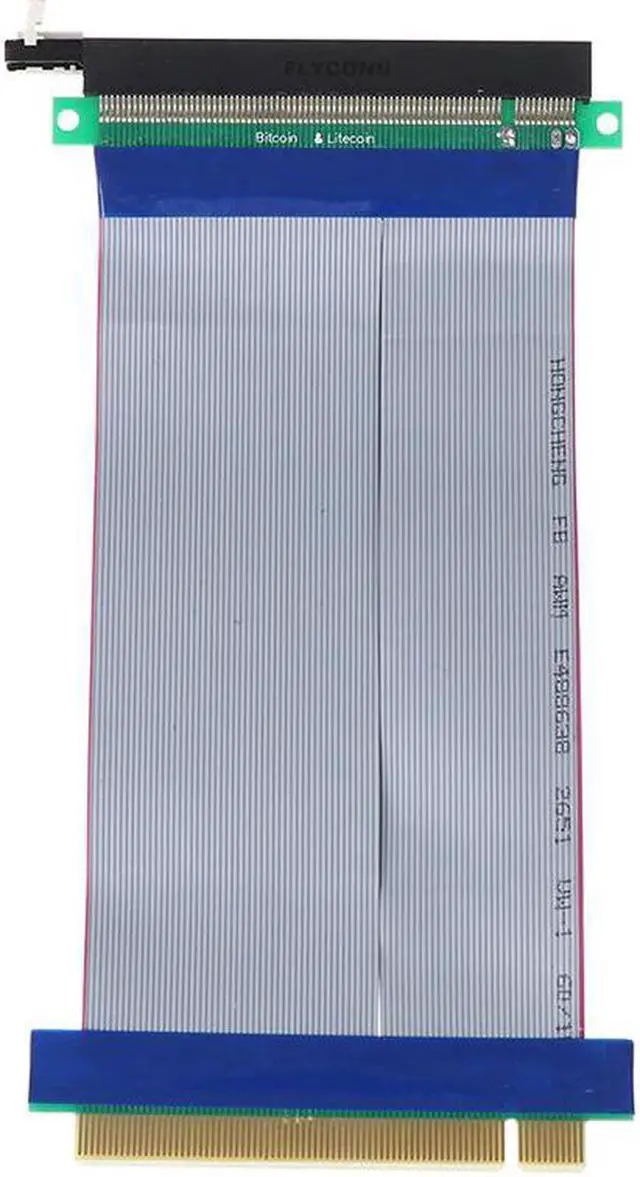 Alt view image 3 of 5 - 16x Flexible Cable Riser Card PCI Express Extension Port Adapter Graphics Video Card Extend Cord 18cm