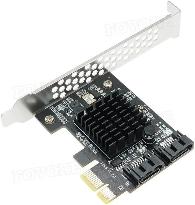 Alt view image 4 of 5 - PCI e adapter 2 ports 3.0 to PCIe x1 expansion adapter Card 3.0 PCIe PCI-e Converter Marvell 88SE9125