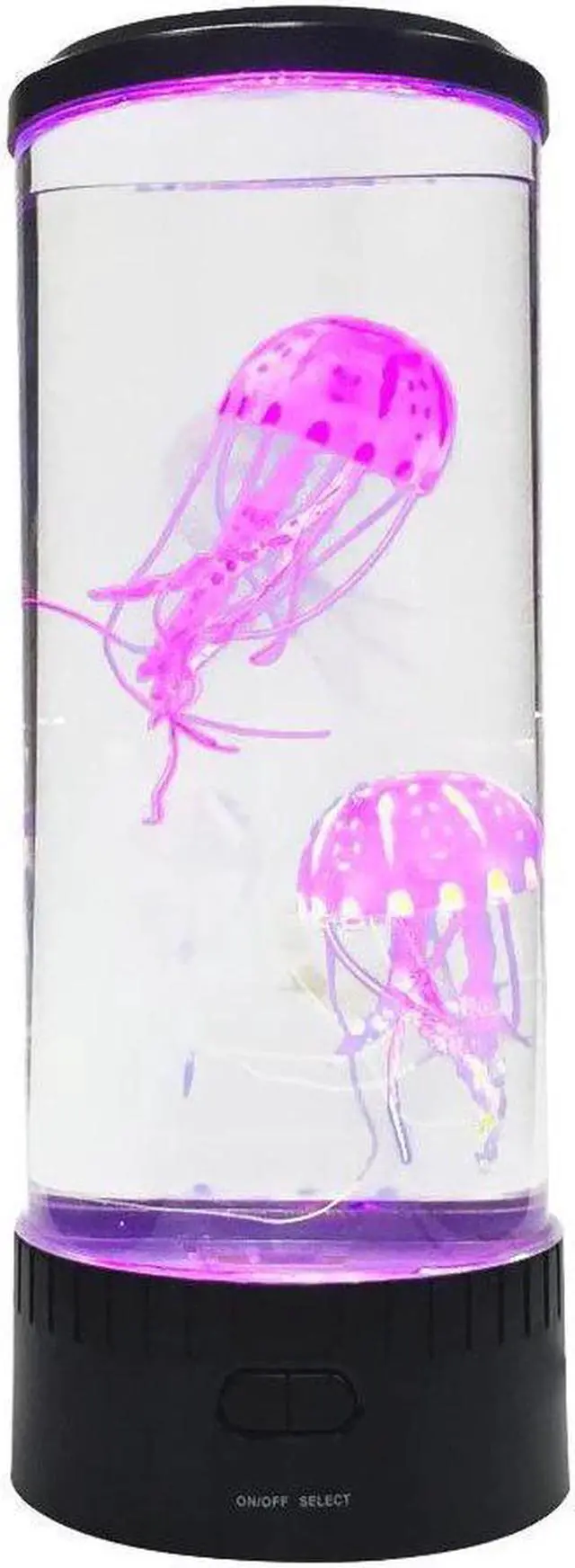 Alt view image 4 of 5 - Power Jellyfish Mood Desk Bedside Lamp Fantasy Aquarium Hypnotic Color Changing Kids LED Night Light Home Decor