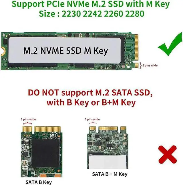 Alt view image 2 of 5 - NVME SSD to USB 3.1 Adapter Portable Hot Swap High Performance PCI-E to USB3.0 Solid State Drive Converter Card