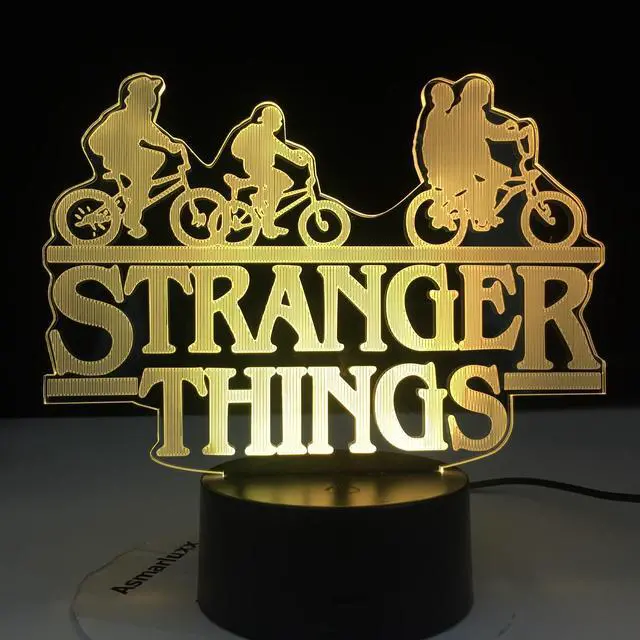 Alt view image 5 of 5 - Things American Web TV Series Led Night Light 7 Colors Changing Touch Sensor Bedroom Nightlight Table Lamp Best Gift