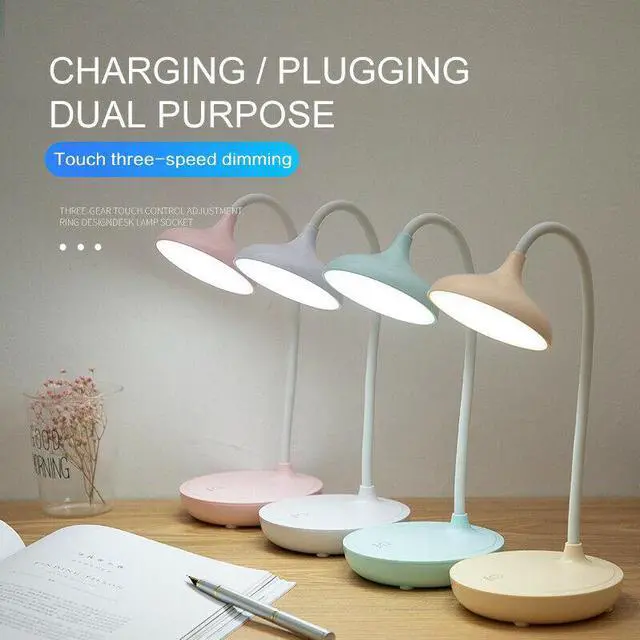 Main image of Touch Sensor USB Charge LED Desk Table Night Bedside Reading Lamp Light Flexible Adjustment Charging Plugging Lamp