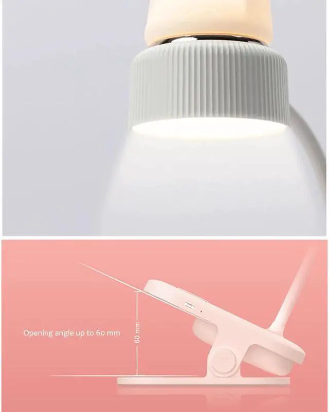 Alt view image 4 of 5 - Clip-On Desk Lamp USB Charging Cartoon Cat Light Flexible Reading Book Light For Home Office Reading Desktop Desk Lamp
