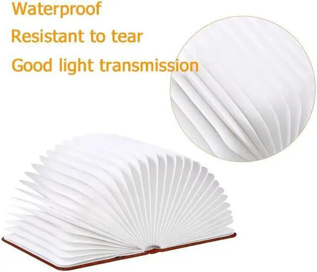 Alt view image 5 of 5 - Book Lamp Portable USB Rechargeable LED Magnetic Colorful Foldable Night Light Desk Lamp Christmas Home Decoration