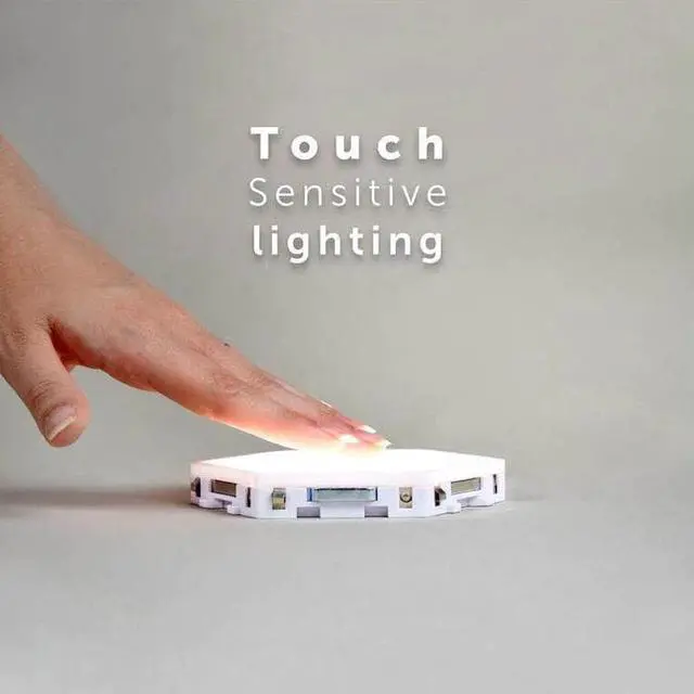 Alt view image 2 of 5 - Modular LED Desk Lamp light Touch Sensor Table Lamp Creative Quantum lamp for Children Kids Bedside Bedroom book Living Room