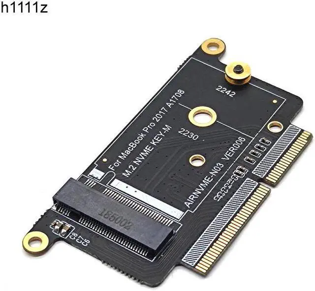 Main image of A1708 SSD Adapter NVMe PCI Express PCIE to NGFF M2 SSD Adapter Card M.2 SSD for Apple Macbook Pro Retina 13" A1708 2016 2017
