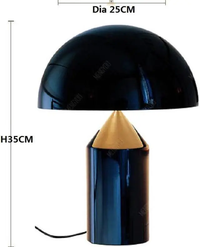 Alt view image 5 of 5 - Oluce Atollo table lamp Minimalist Post light personality creative mushroom table lamps