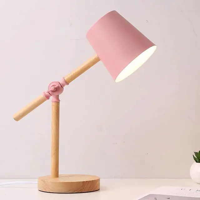 Alt view image 3 of 5 - Table Lamp for Bedroom Modern Bedside Lamp Office Bureau Led Desk Lamp Living Room Decoration Kids Book Reading Light E27