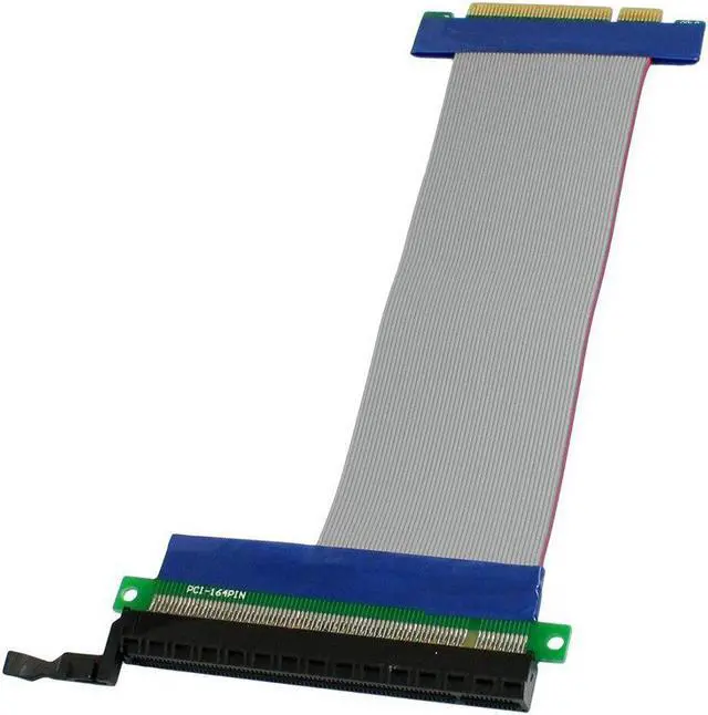 Alt view image 5 of 5 - 15cm Flexible Extension Cable PCI Express PCI-E 8X to 16X Slot Riser Card