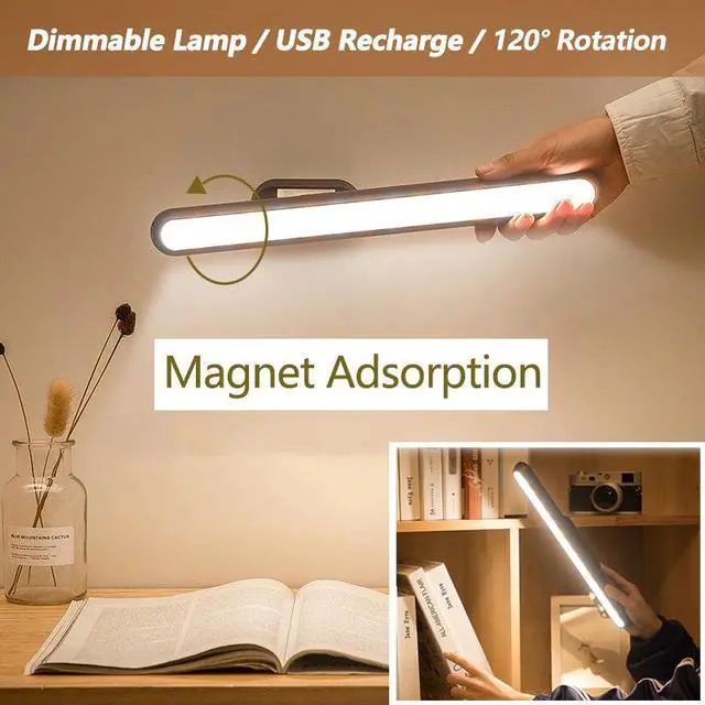 Main image of Table Lamp Hanging Wireless Touch LED Desk Lamp Home Cabinet Study Reading Lamp Dimming USB Night Light Closet Wardrobe