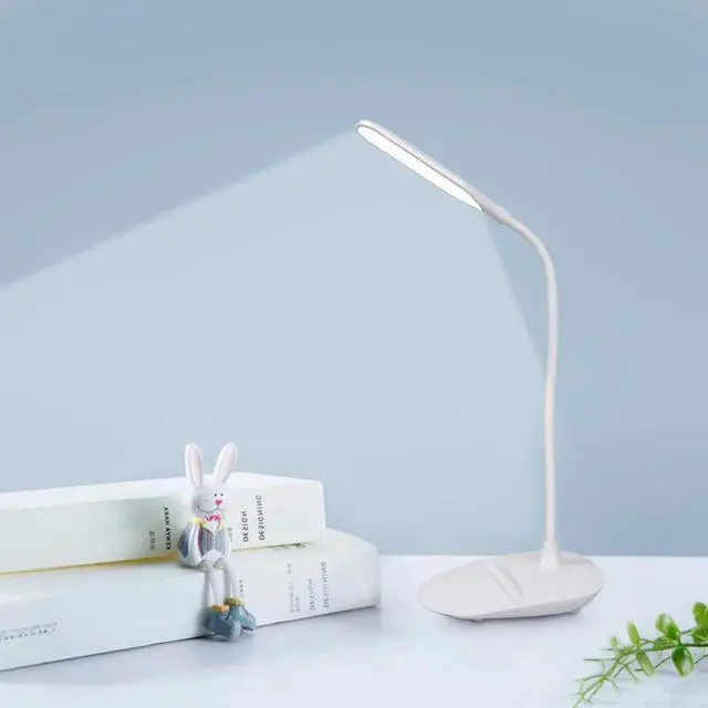 Main image of Desk Lamp Touch Control 3 Modes Brightness Eye-Caring  Table Lamp With USB Charging Port Phone Holder For Living Room