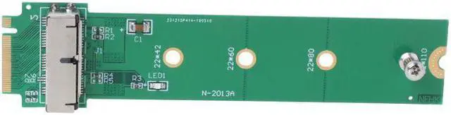 Alt view image 5 of 6 - For MacBook Air Pro 12+16 Pins SSD to M.2 Key M (NGFF) PCI-e Adapter Converter Card for PC Computer Accessories LX9B