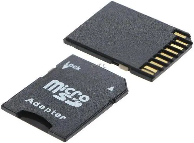 Alt view image 3 of 5 - 10Pcs Micro  TransFlash TF To  SDHC Memory Card Adapter Converter Black