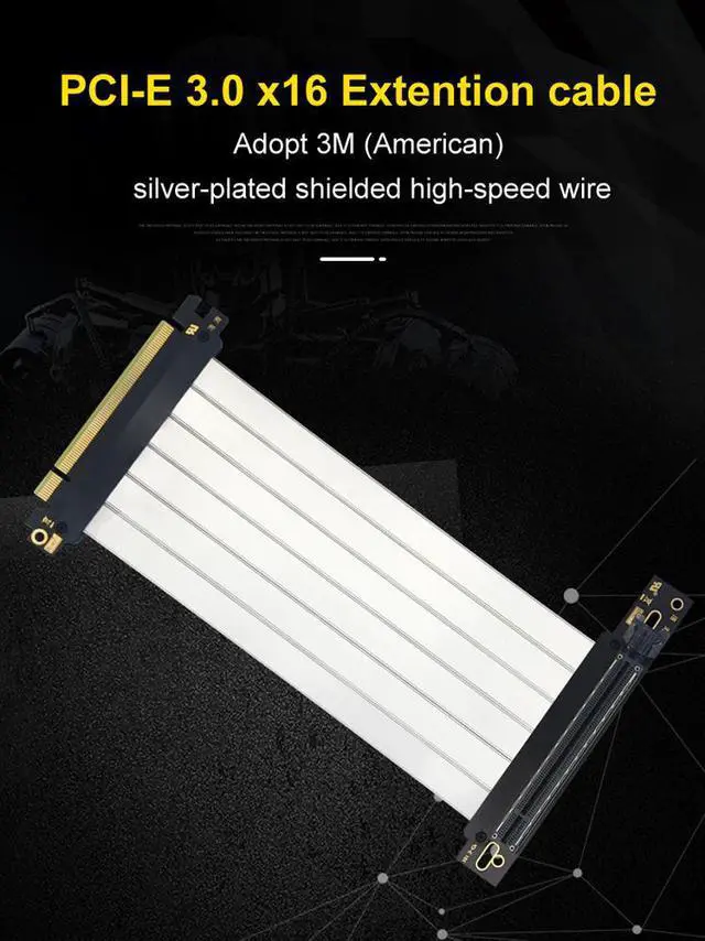 Main image of Express Riser Cable X16 10cm/25cm for High Speed Graphics Cards E Extender Connector