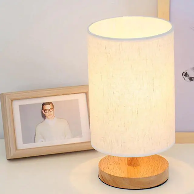 Alt view image 5 of 5 - Lamp Night Light Warm White Gift Wood Table lamp Home Decor Accessories Lights Table lamp Dropshipping #40