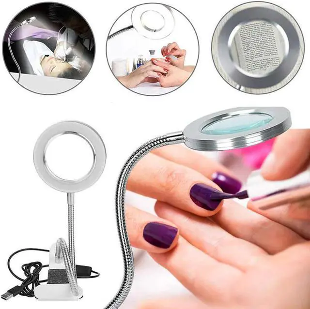 Alt view image 6 of 7 - Illuminator Equipment Improved Tattoo Lamp with Clamp USB LED Lamp Student Eye Care Reading Light Portable Desk Lamp