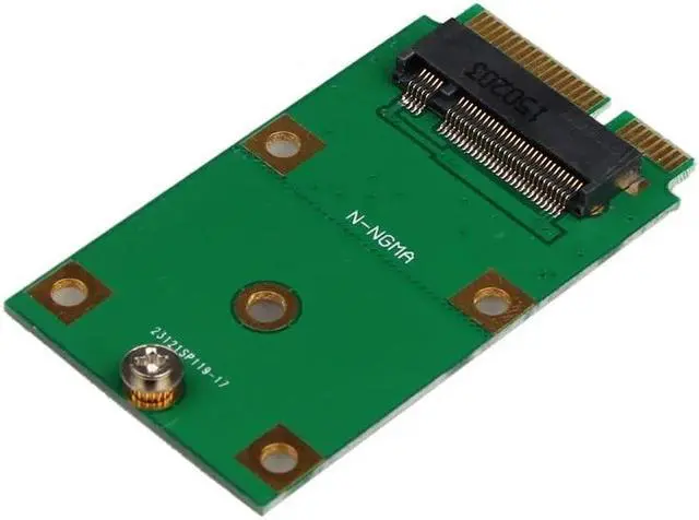 Alt view image 2 of 3 - Mini Computer Accessories 2018 PCI Express PCI-E 2 Lane M.2 NGFF 30mm 42mm SSD To 52pin mSATA Adapter Card#25