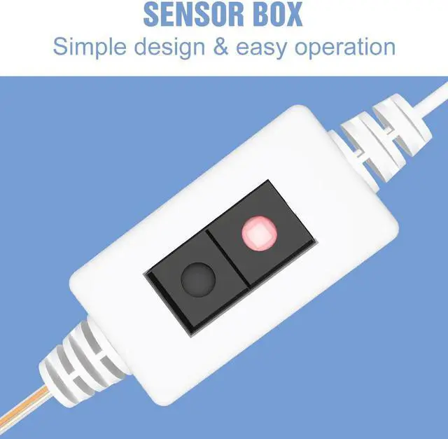 Alt view image 2 of 5 - 5M Vanity Mirror Light LED Hand Sweep Lamp Sensor USB 5V Dimmable Cosmetic Light Waterproof Bathroom Dressing Table Makeup Lamp