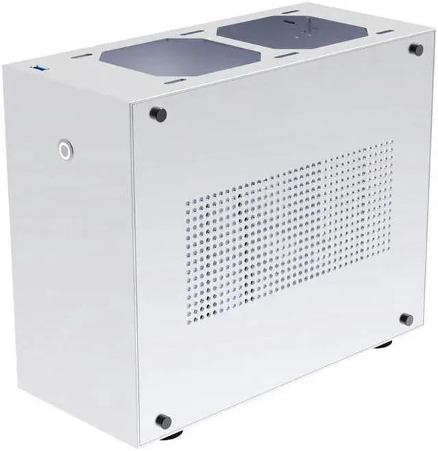 Alt view image 2 of 5 - product A4 all aluminum ITX Case Support SFX Power 240 water cooling include Graphics card extension cable