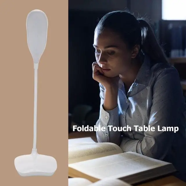 Alt view image 2 of 5 - 14LED Touch Dimmable Led Table Lamp for Living Room Bedroom Bedside Night Light for Kids Reading Study Wireless Bluetooth Audio