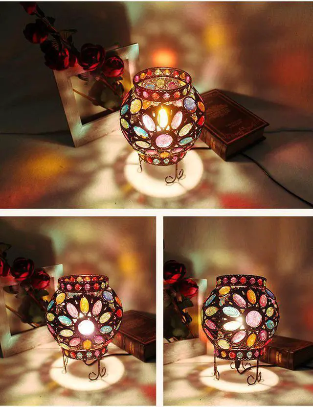 Alt view image 5 of 7 - Desk Lamp Table Light Foldable Dimmable with Calendar Temperature Alarm Clock Atmosphere Colors Changing Book Light