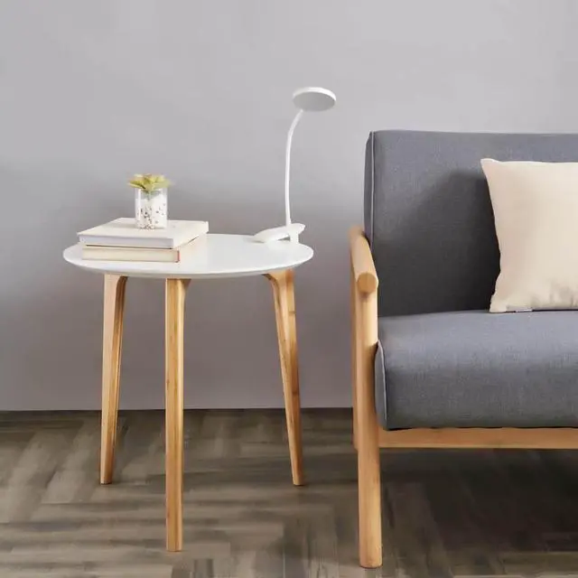 Alt view image 5 of 5 - OUDENGJIANG Clip-on Table Lamp LED read desk lamp study table light Portable 360 ° bending Bedside night light USB charging