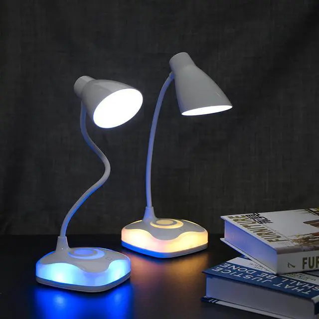 Main image of Control LED Desk Study Bedroom Lamp Table Lamp Flexible Adjustable Brightness 3 Levels USB Rechargeable Book Light