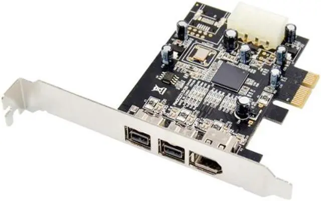 Main image of Express 3 Port Video Capture Expansion Card Firewire XIO2213AZAY Chipset 1394B 1394A e 1.1 X1 Card