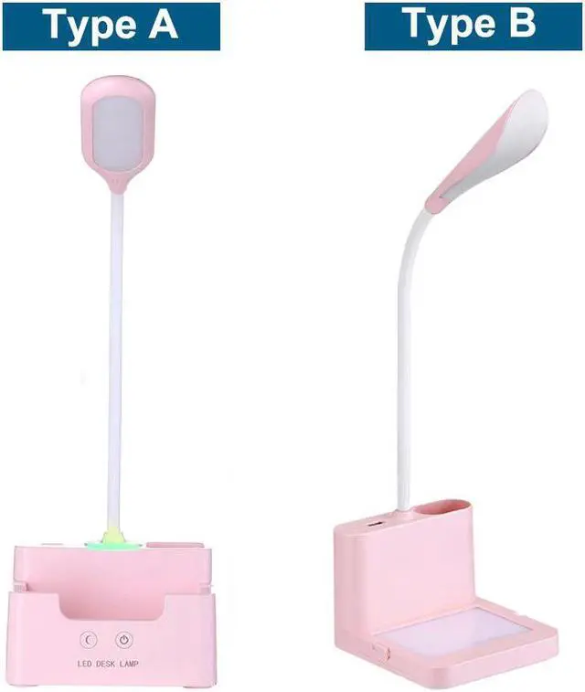 Alt view image 2 of 5 - Desk Lamp Multi-Function Led Desk Lamp Eye-Caring Dimmable Table Lamp Touch Control Portable Desk Light for Dorm