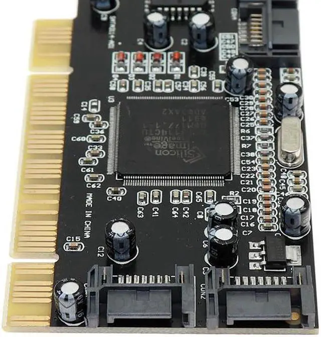 Alt view image 5 of 5 - PCI adapter 4 Ports  RAID to PCI Adapter controller card For Desktop/Computer