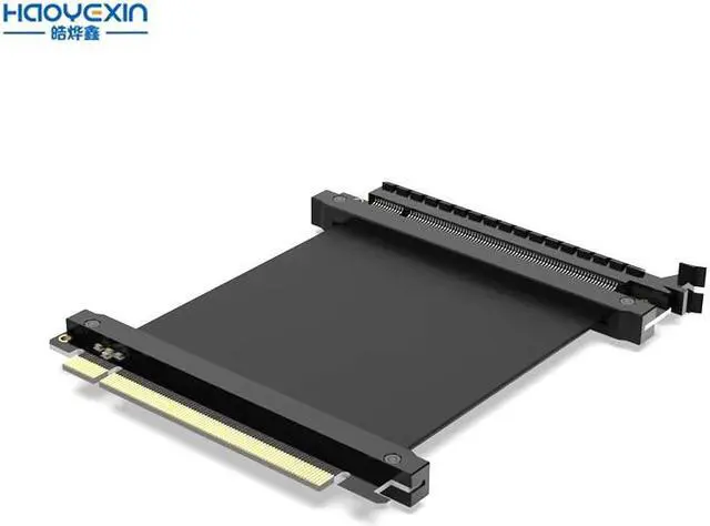 Alt view image 2 of 2 - Speed PC Graphics Cards PCI Express Connector Cable Riser Card PCI-E X16 3.0 Flexible Cable Extension Port Adapter