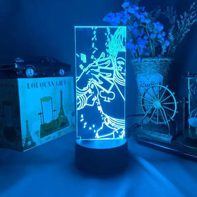 Alt view image 4 of 5 - Light Nightime Child Gift LED Anime Lamp for Home with Sensor Bedroom Decor Manga hunter x hunter figurine 3D Nightlight