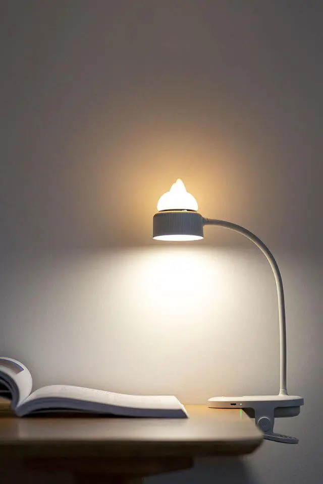 Alt view image 5 of 5 - LED Bed Table Clamp Cat Night Light 2 in 1 for Bed Headboard Book Clamp Light 360 ° Flexible Gooseneck Clip Table Lamp