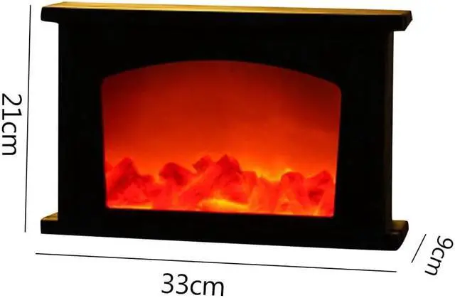 Alt view image 5 of 5 - Flame Lantern Lamps Simulated Fireplace Battery Courtyard Room Decor Flame Nordic Style Decoration Christmas Ornament #YL10