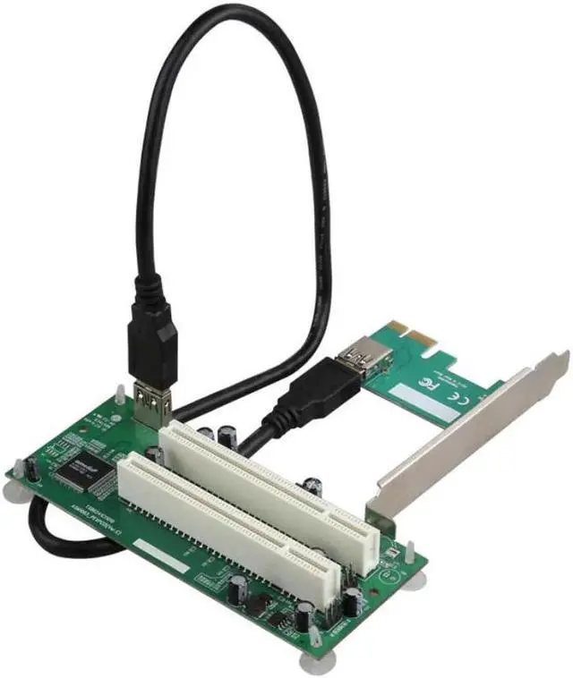 Alt view image 3 of 7 - VER006S PCI-E Riser Card 006S PCIE PCI Express 1x to 16x Extender Adapter USB 3.0 Cable SATA to 4Pin Power for GPU