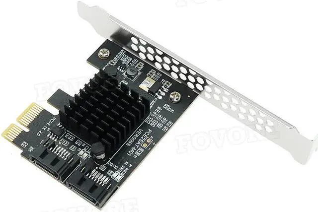 Alt view image 3 of 5 - PCI e adapter 2 ports 3.0 to PCIe x1 expansion adapter Card 3.0 PCIe PCI-e Converter Marvell 88SE9125