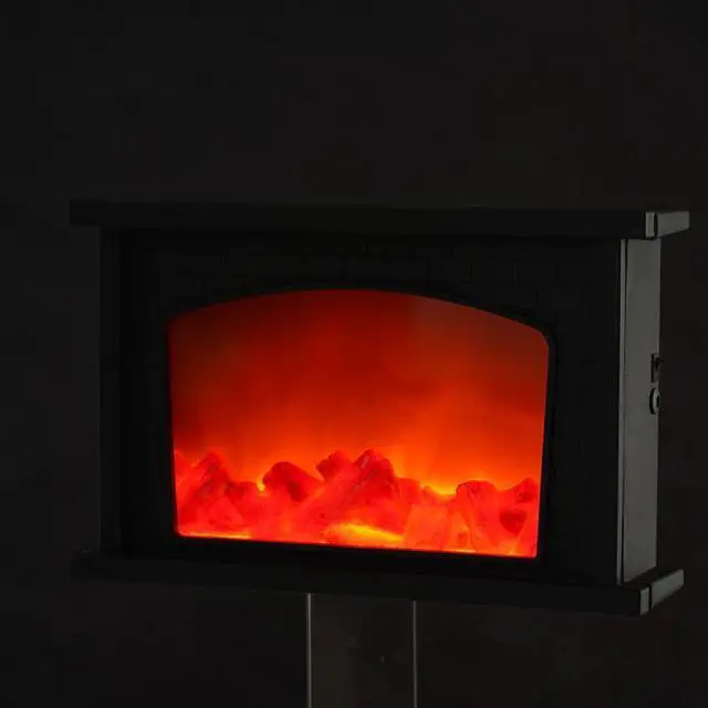 Alt view image 4 of 5 - Simulation Fireplace Flame Light Nordic Style Christmas Ornament Home Decoration JA55