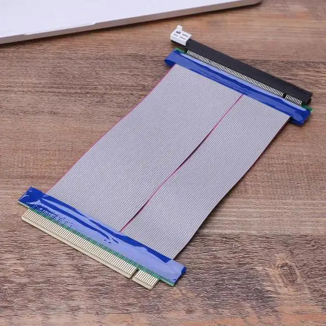 Alt view image 3 of 5 - 1pc 15cm PCI Express PCI-E 16X Riser Card Extender Flexible Extension Cable Riser Card Extension Port Adapter