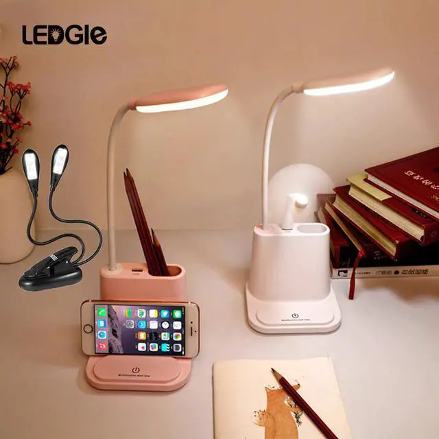 Main image of Touch Dimmable Lights Led Desk Lamp USB Rechargeable Table Lamps for Children Kids Reading  Study Bedside Bedroom Living Room