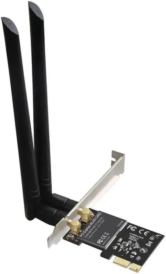 Main image of Wireless Adapter Card 1300Mbps Dual Band 5.GHz/2.4GHz PCI Express Wi-Fi Network Adapter Card for Desktop
