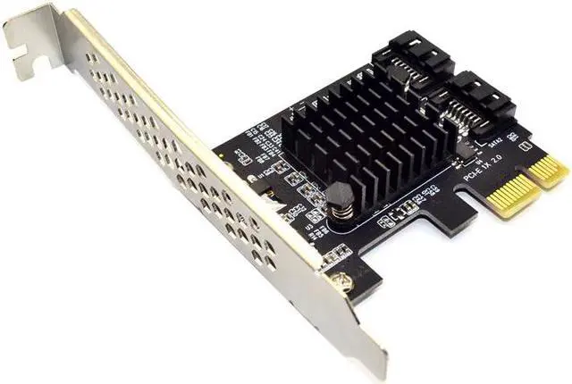 Alt view image 2 of 5 - SATA card 1X Cards PCI Express to SATA 3.0 2Ports 4ports 6ports SATA III 6Gbps Expansion Adapter Boards add on card